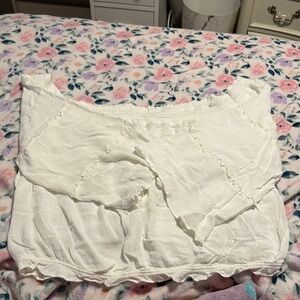 Loralette White Off-Shoulder Top